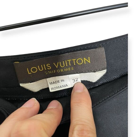 Louis Vuitton Uniform Black 100% Wools Dress Pants - Picture 3 of 10